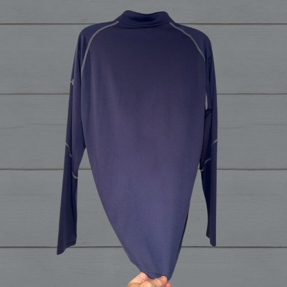 Under Armour XL USA Flag 1/4 Zip Pullover | Loose Fit | Blue Performance Top